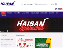 Tablet Screenshot of haisan.com.br